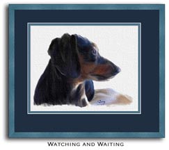 Watching and Waiting painting